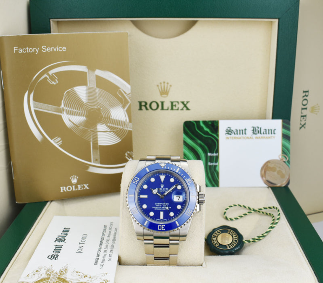 The Rolex Smurf: A Bold Classic in White Gold