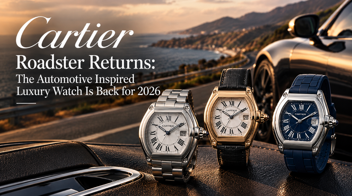 Cartier Roadster Returns: The Automotive Inspired Luxury Watch Is Back for 2026