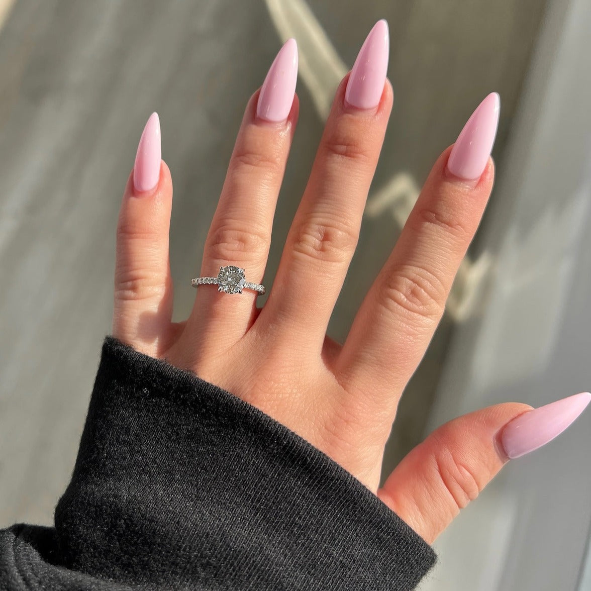 Diamond Engagement Ring 1-1/6 ct tw Princess & Round-cut 14K White Gold |  Kay