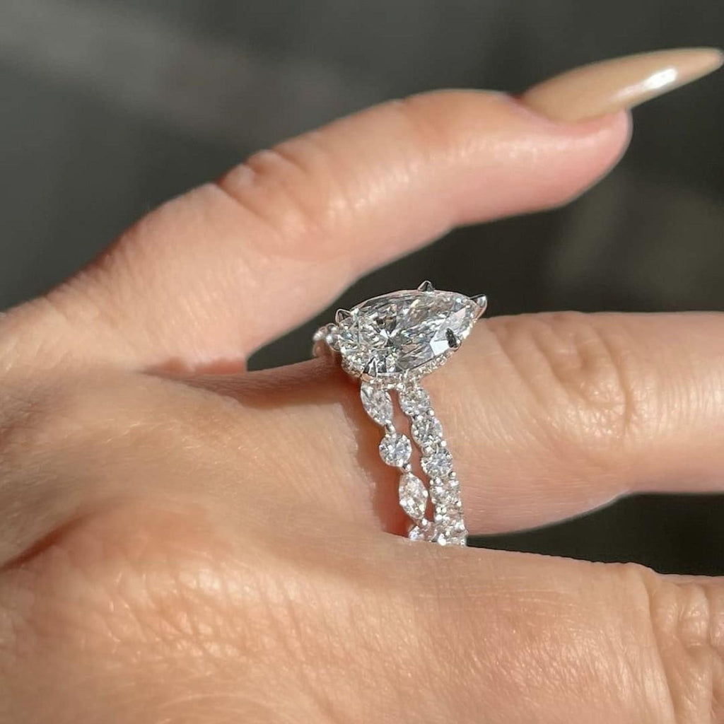 Which Comes First The Engagement Ring or Wedding Band Happy Jewelers