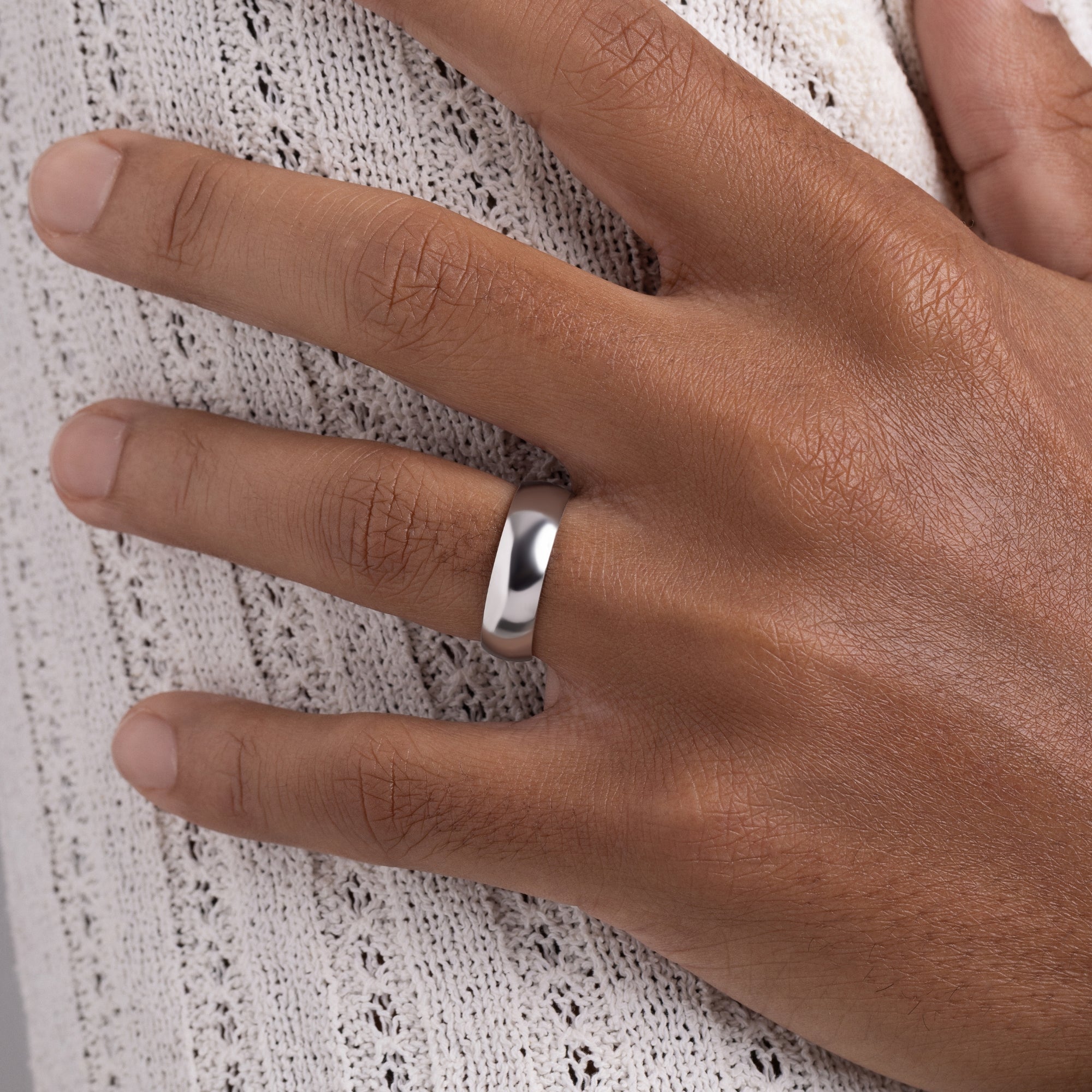 Men's Plain Gold Wedding Bands