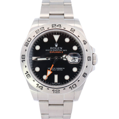 Rolex Explorer II 42mm Black Dial Watch Ref# 216570 - Happy Jewelers Fine Jewelry Lifetime Warranty