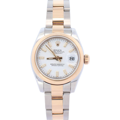 Rolex Datejust 26mm White Dial Watch Ref# 179163