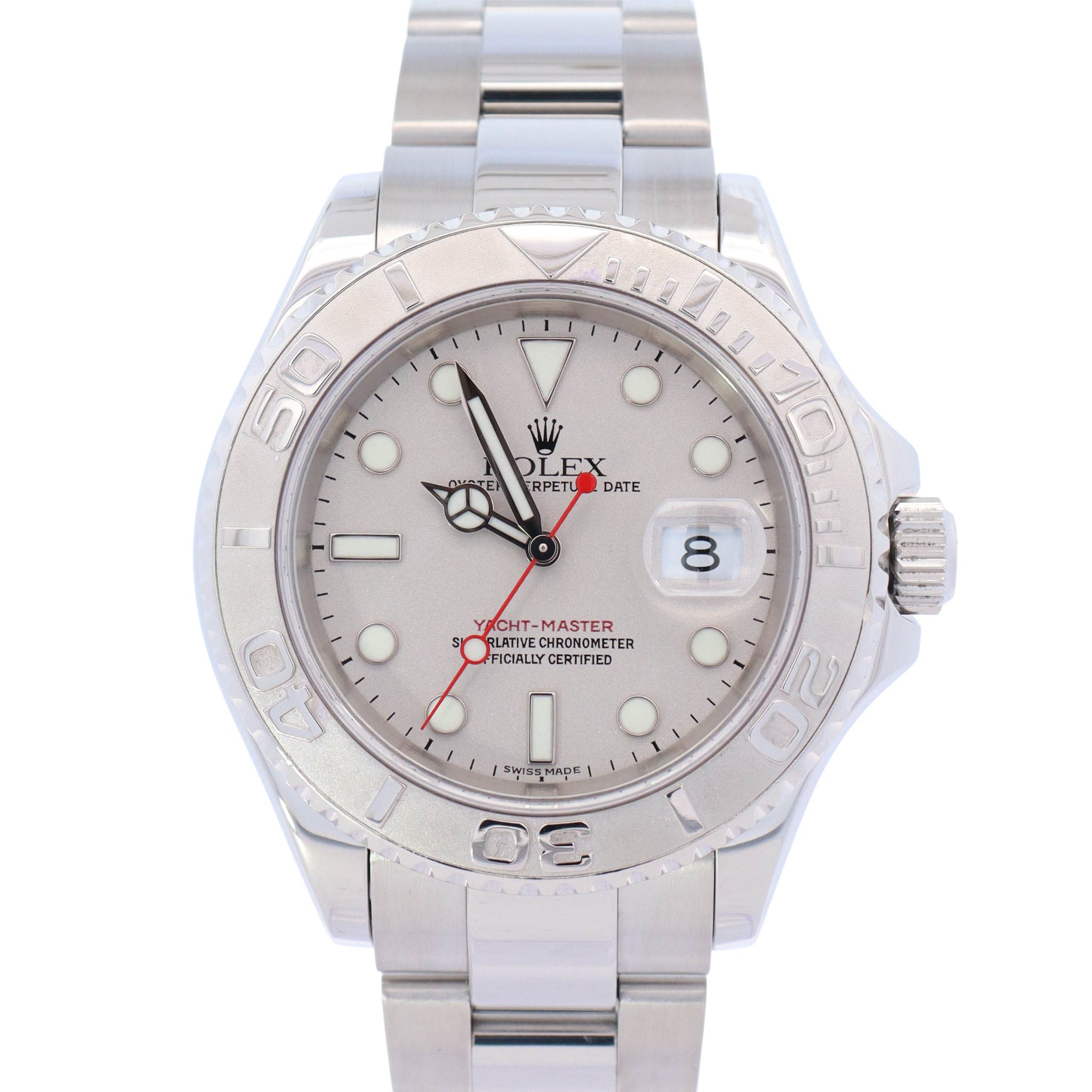 Rolex Yacht-Master 40mm Silver Dial Watch Ref# 116622