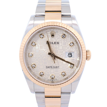 Rolex Datejust 36mm Silver Dial Watch Ref# 126233