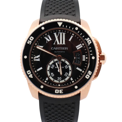 Cartier Calibre 42mm Black Dial Watch Ref# W7100052 - Happy Jewelers Fine Jewelry Lifetime Warranty