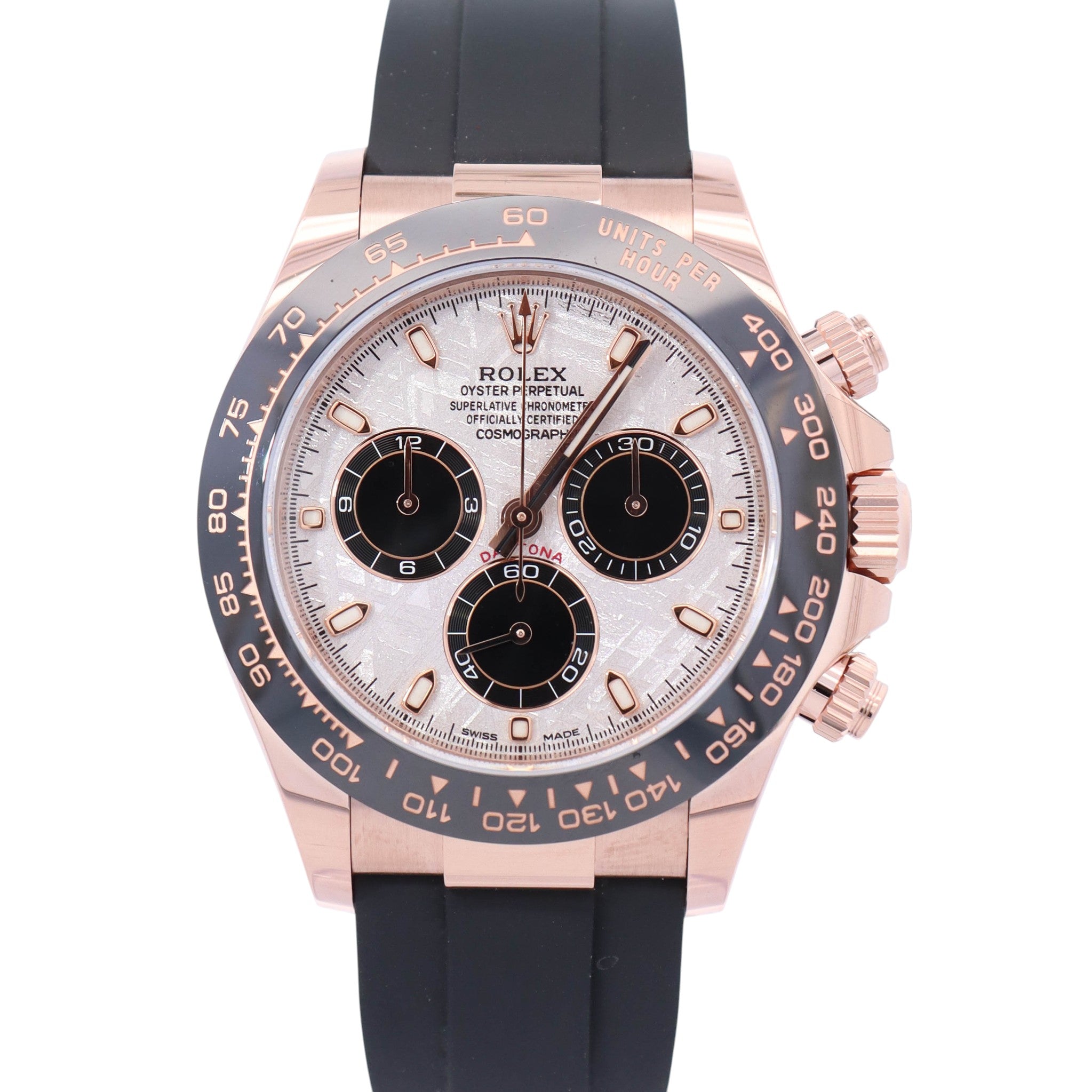 Rolex Daytona 40mm Meteorite Dial Watch Ref# 116515LN - Happy Jewelers Fine Jewelry Lifetime Warranty