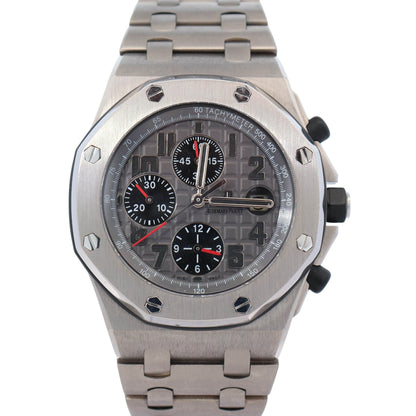 Audemars Piguet Royal Oak 42mm Grey Dial Watch Ref# 26170TI.OO.1000TI.01 - Happy Jewelers Fine Jewelry Lifetime Warranty