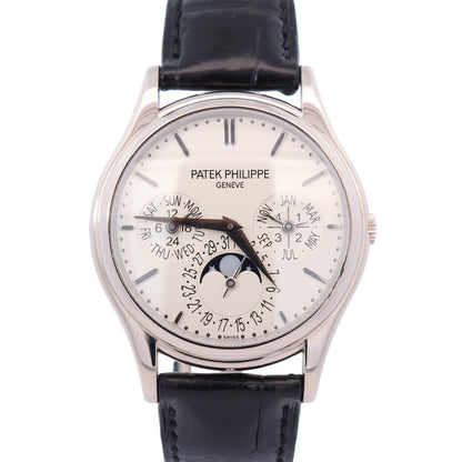 Patek Philippe Perpetual Calender 37mm Ivory Dial Watch Ref# 5140-G