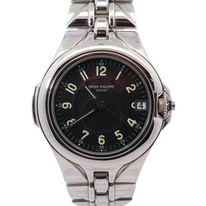 Patek Philippe Sculpture 37mm Black Dial Watch Ref# 5091/1A-010