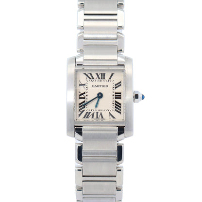 Cartier Tank 20mm Ivory Dial Watch Ref# W51008Q3 - Happy Jewelers Fine Jewelry Lifetime Warranty