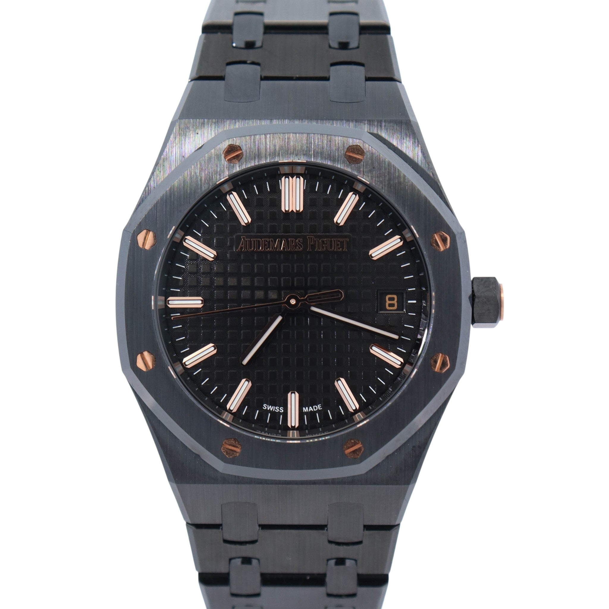 Audemars Piguet Royal Oak 34mm Black Dial Watch Ref# 77350CE.OO.1266CE.01