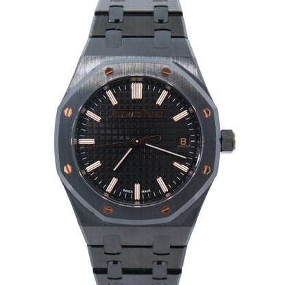 Audemars Piguet Royal Oak 34mm Black Dial Watch Ref# 77350CE.OO.1266CE.01
