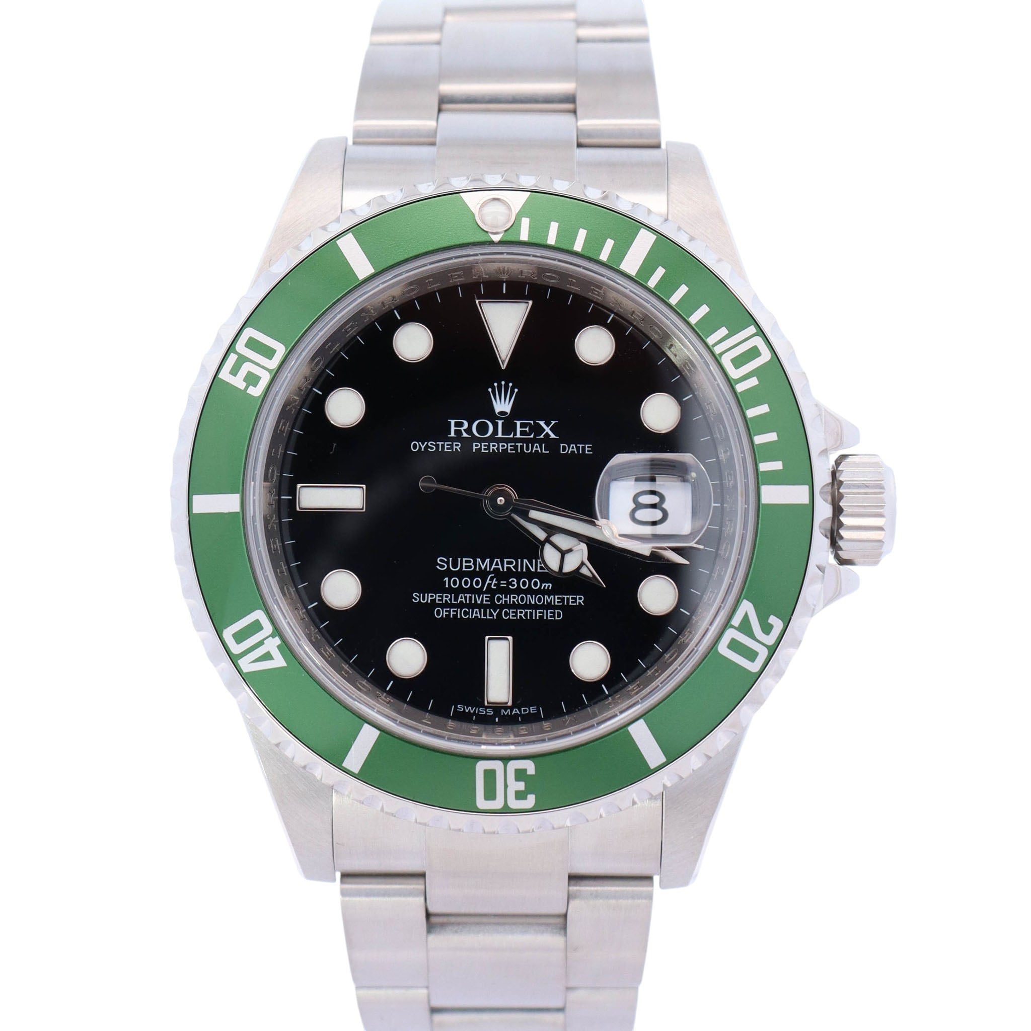 Rolex Submariner 40mm Black Dial Watch Ref# 16610
