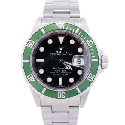 Rolex Submariner 40mm Black Dial Watch Ref# 16610