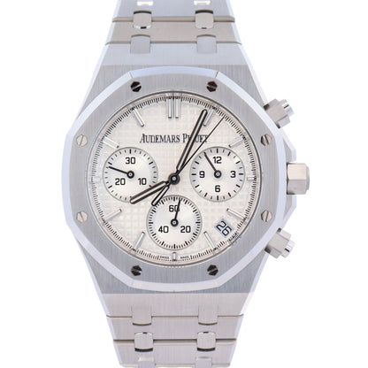 Audemars Piguet Royal Oak 41mm Silver Dial Watch Ref# 26240ST.OO.1320ST.07 - Happy Jewelers Fine Jewelry Lifetime Warranty