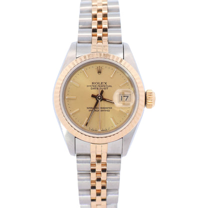 Rolex Datejust 26mm Champagne Dial Watch Ref# 69173 - Happy Jewelers Fine Jewelry Lifetime Warranty
