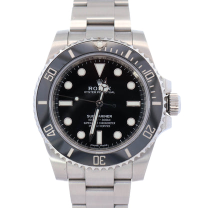 Rolex Submariner 40mm Black Dial Watch Ref# 114060 - Happy Jewelers Fine Jewelry Lifetime Warranty