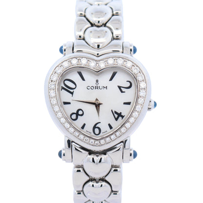 Corum Heart 37.5mm MOP Dial Watch Ref# 24.183.47