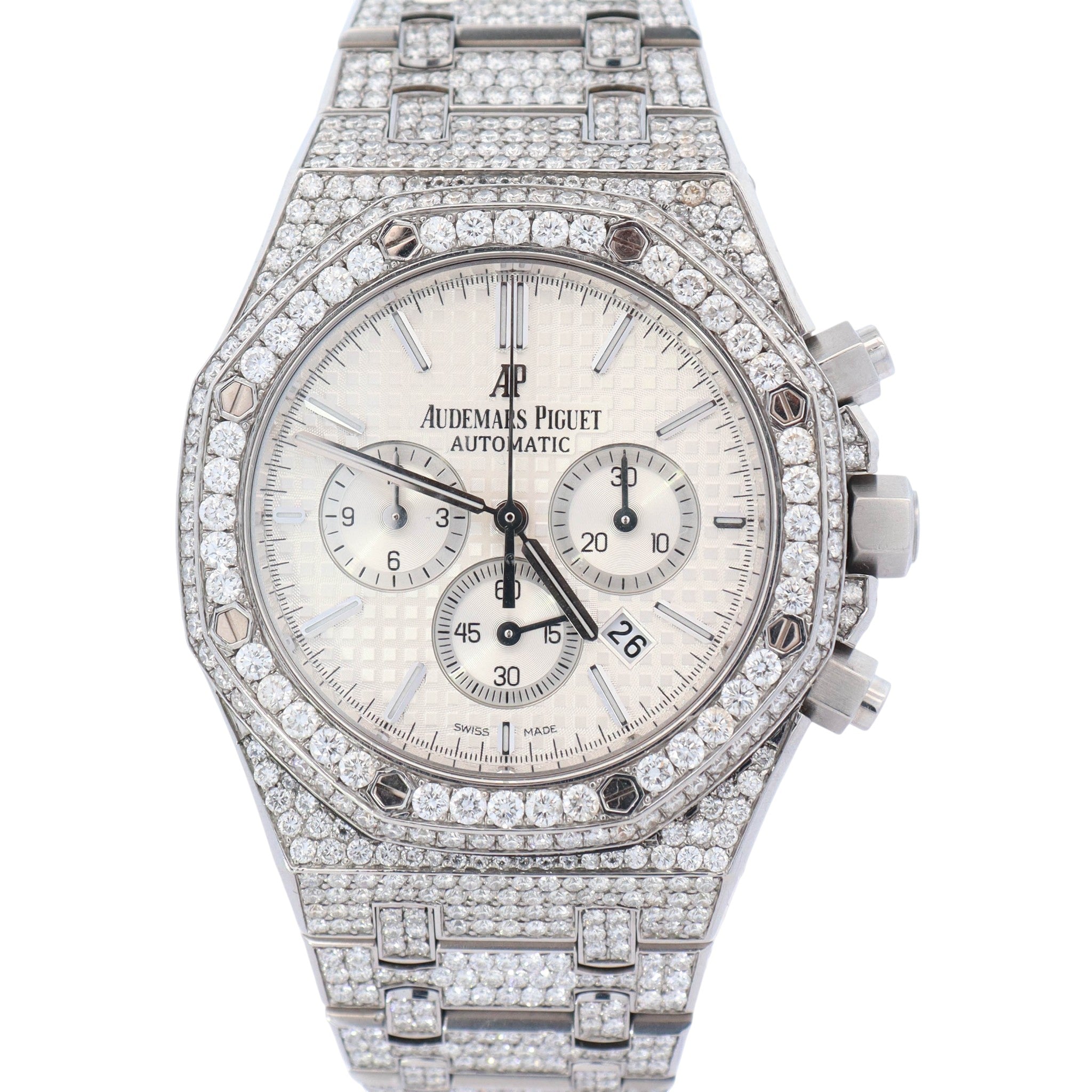 Audemars Piguet Royal Oak Offshore 41mm Silver Dial Watch Ref