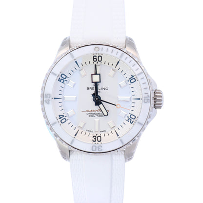Breitling Superocean Automatic 36mm White Dial Watch Ref# A17377211A1S1
