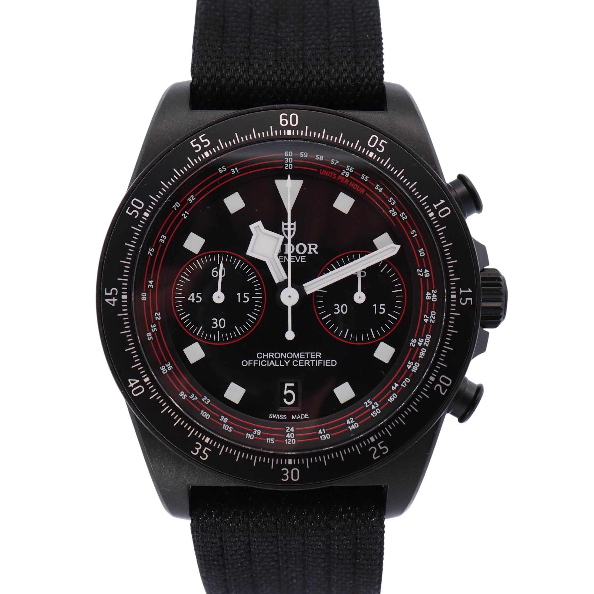 Tudor Pelagos FXD Chrono 43mm Black Dial Watch Ref# 25827KN