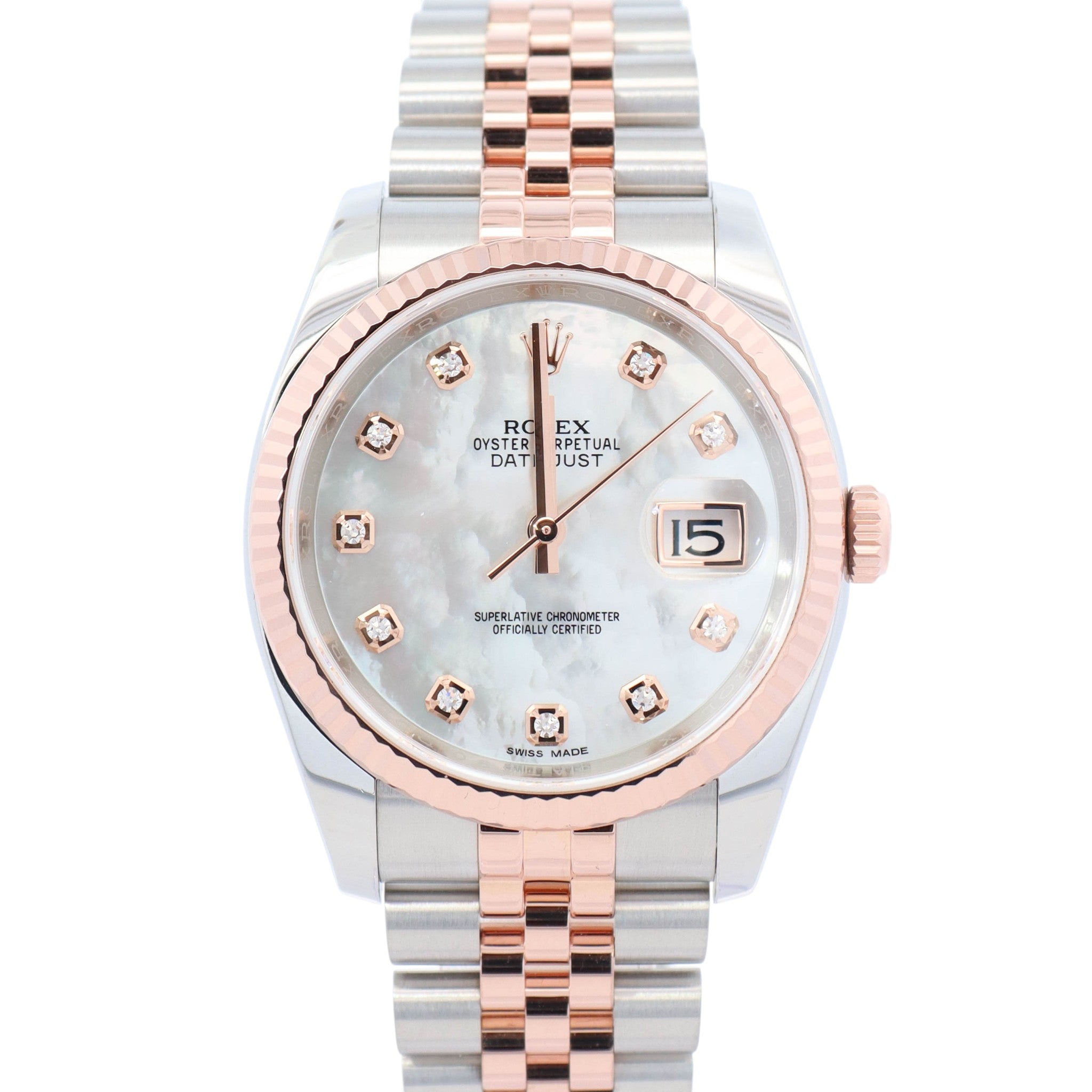 Rolex Datejust 36mm MOP Dial Watch Ref# 116231