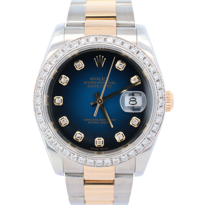 Rolex Datejust 36mm Blue Dial Watch Ref# 116233