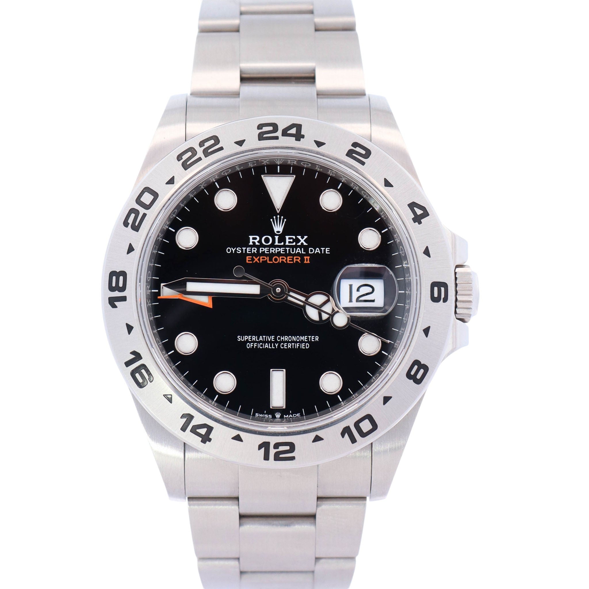 Rolex Explorer II 42mm Black Dial Watch Ref# 226570 - Happy Jewelers Fine Jewelry Lifetime Warranty