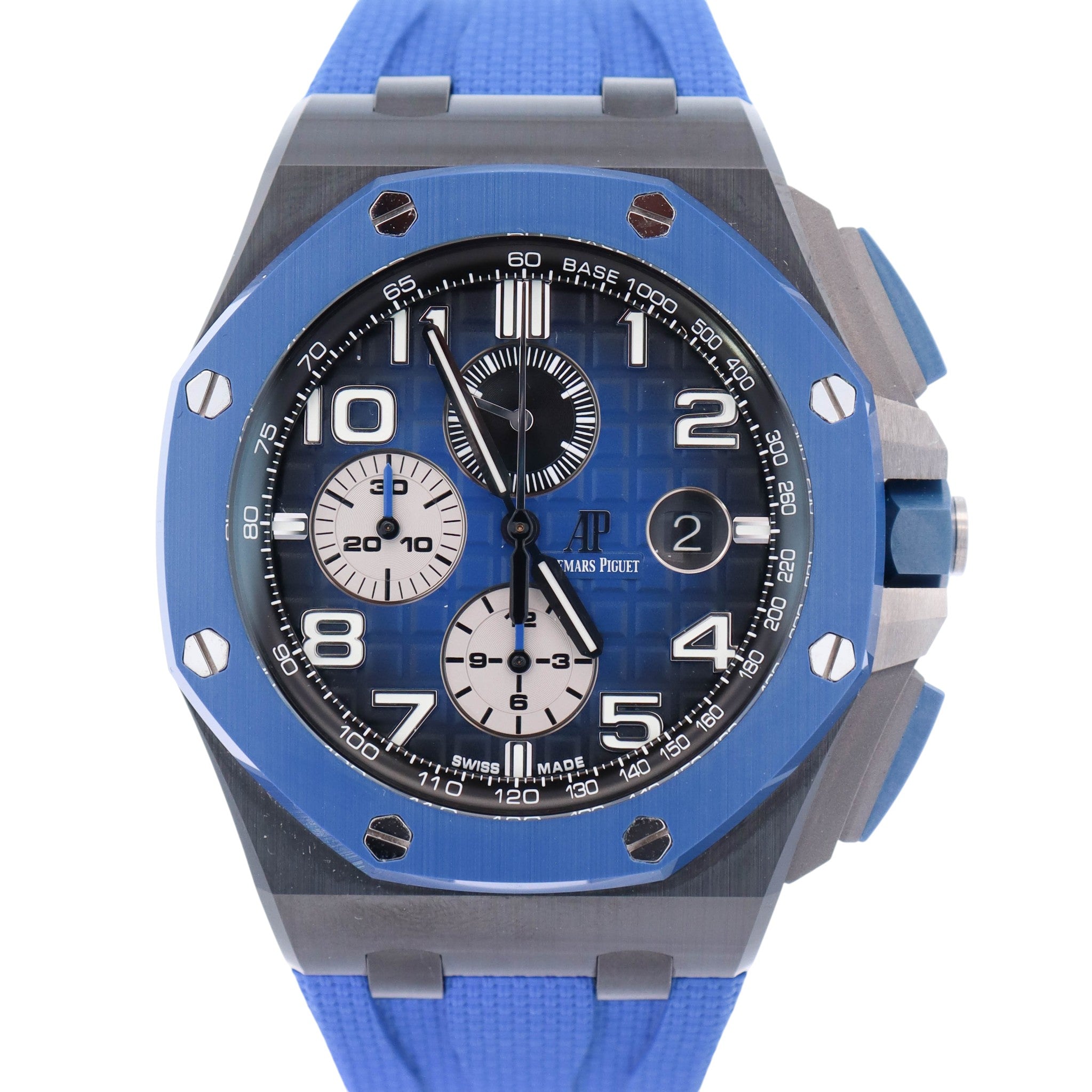 Audemars Piguet Royal Oak 44mm Blue Dial Watch Ref# 26405CE.OO.A030CA.01.A