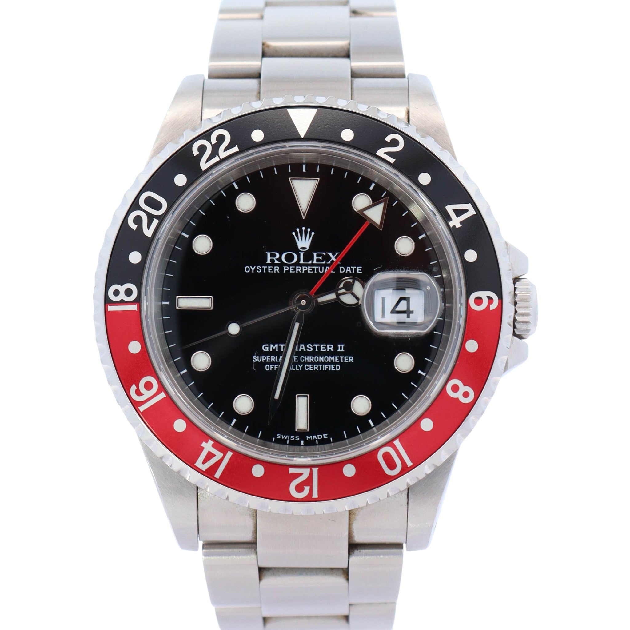 Rolex GMT-Master II 40mm Black Dial Watch Ref# 16710 - Happy Jewelers Fine Jewelry Lifetime Warranty