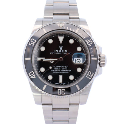 Rolex Submariner 40mm Black Dot Dial Watch Ref# 116610LN