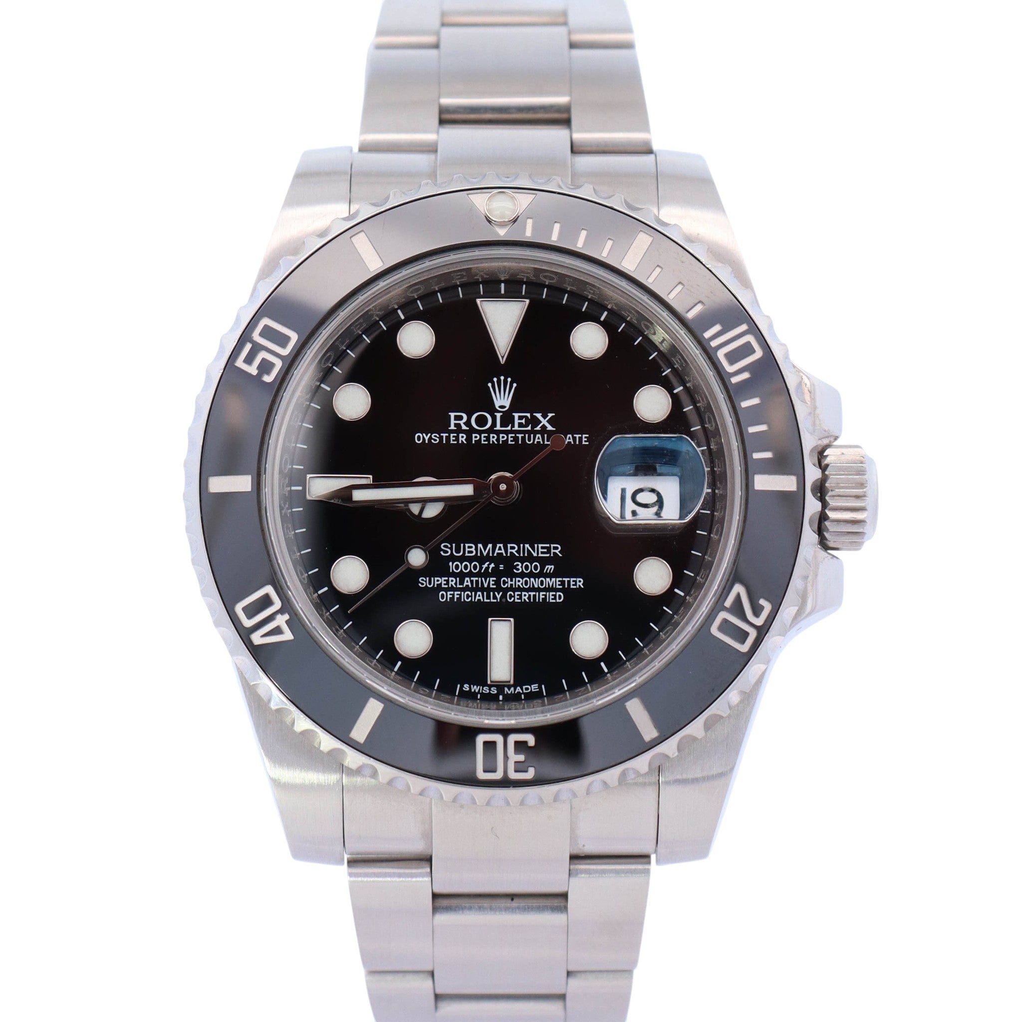 Rolex Submariner 40mm Black Dial Watch Ref# 116610LN