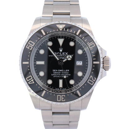 Rolex Sea-Dweller 44mm Black Dial Watch Ref# 126660 - Happy Jewelers Fine Jewelry Lifetime Warranty
