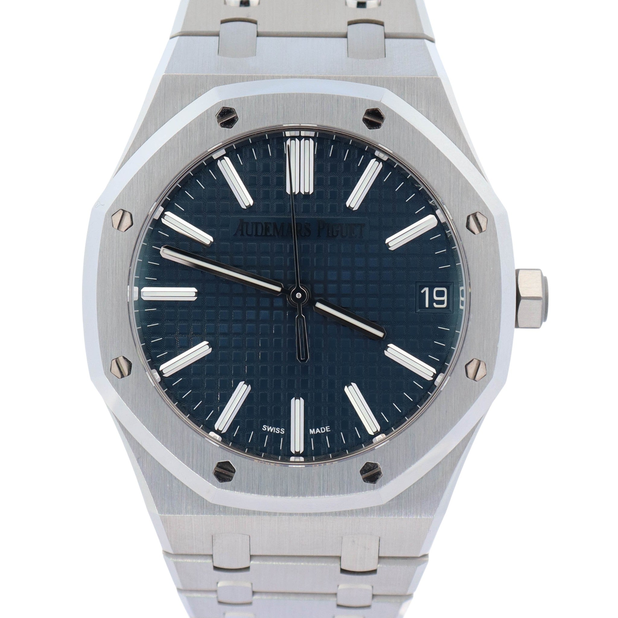 Audemars Piguet Royal Oak 41mm Blue Dial Watch Ref# 15510ST.OO.1320ST.01