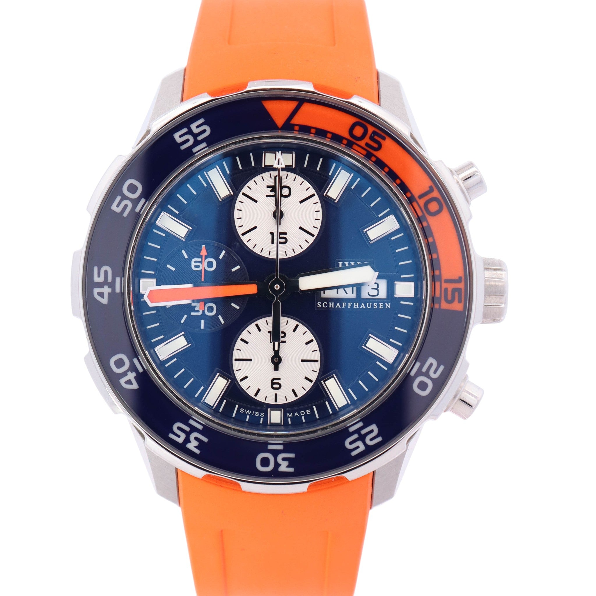 IWC Aquatimer 44mm Blue Dial Watch Ref# IW376704