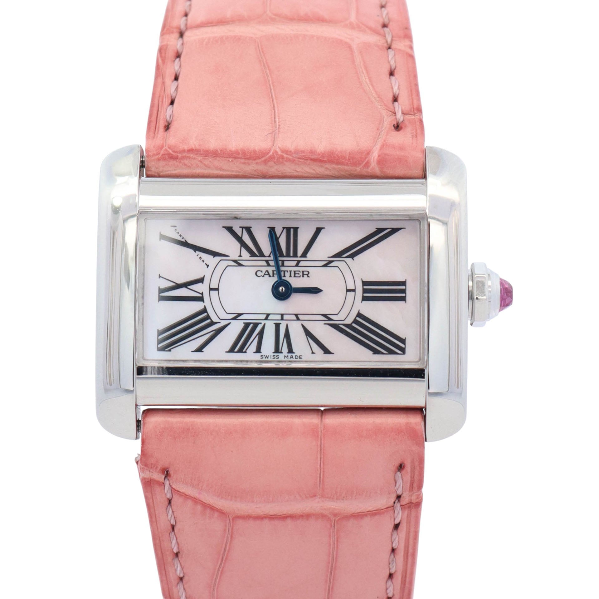 Cartier Tank Divan XL 38mm Silver Dial Watch Ref# W6301455