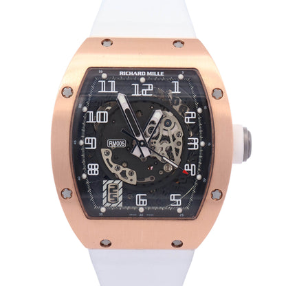 Richard Mille RM005 38mm Skeletonized Dial Watch Ref# RM005 - Happy Jewelers Fine Jewelry Lifetime Warranty