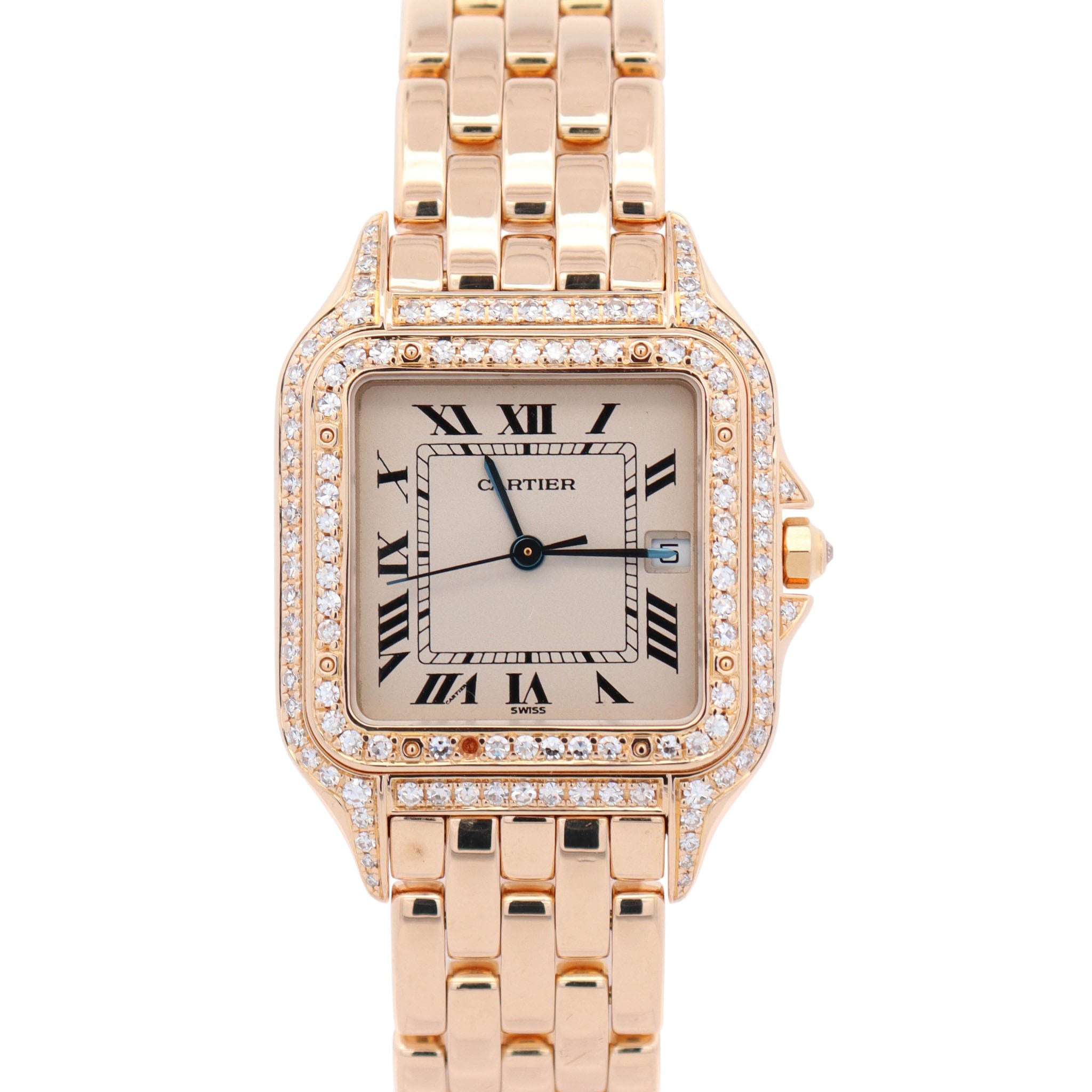 Cartier Panthere 29mm White Dial Watch Ref# 88272147