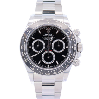 Rolex Daytona 40mm Black Dial Watch Ref# 126500LN