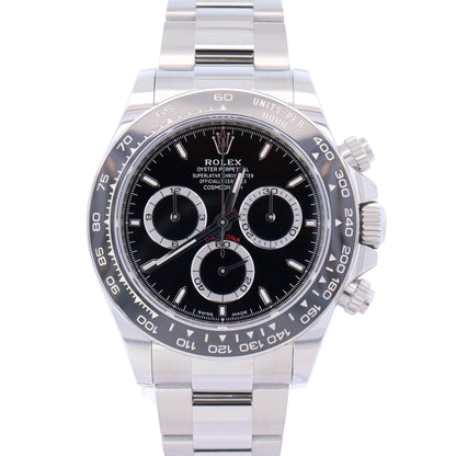 Rolex Daytona 40mm Black Dial Watch Ref# 126500LN - Happy Jewelers Fine Jewelry Lifetime Warranty