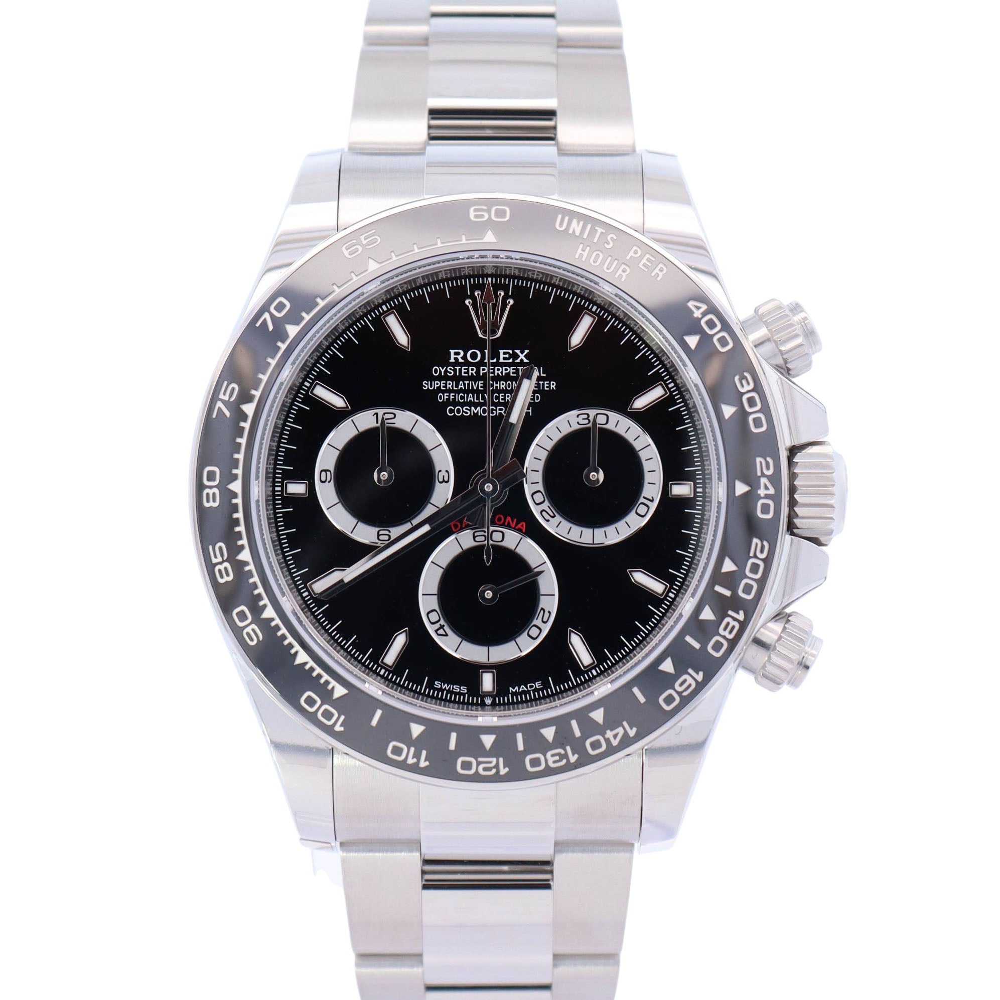 Rolex Daytona 40mm Black Dial Watch Ref# 126500LN