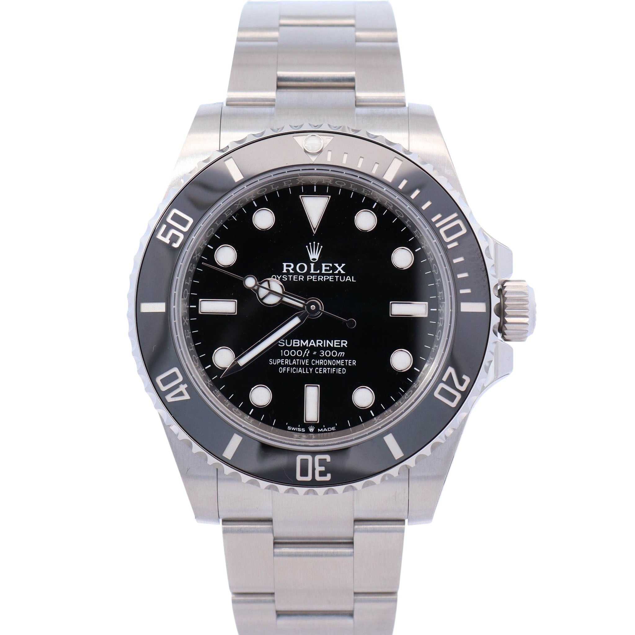 Rolex Submariner 41mm Black Dial Watch Ref# 124060
