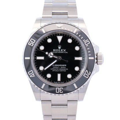 Rolex Submariner 41mm Black Dial Watch Ref# 124060