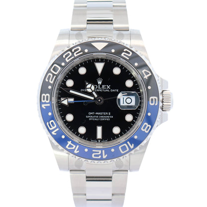 Rolex GMT-Master II 40mm Black Dial Watch Ref# 126710BLNR