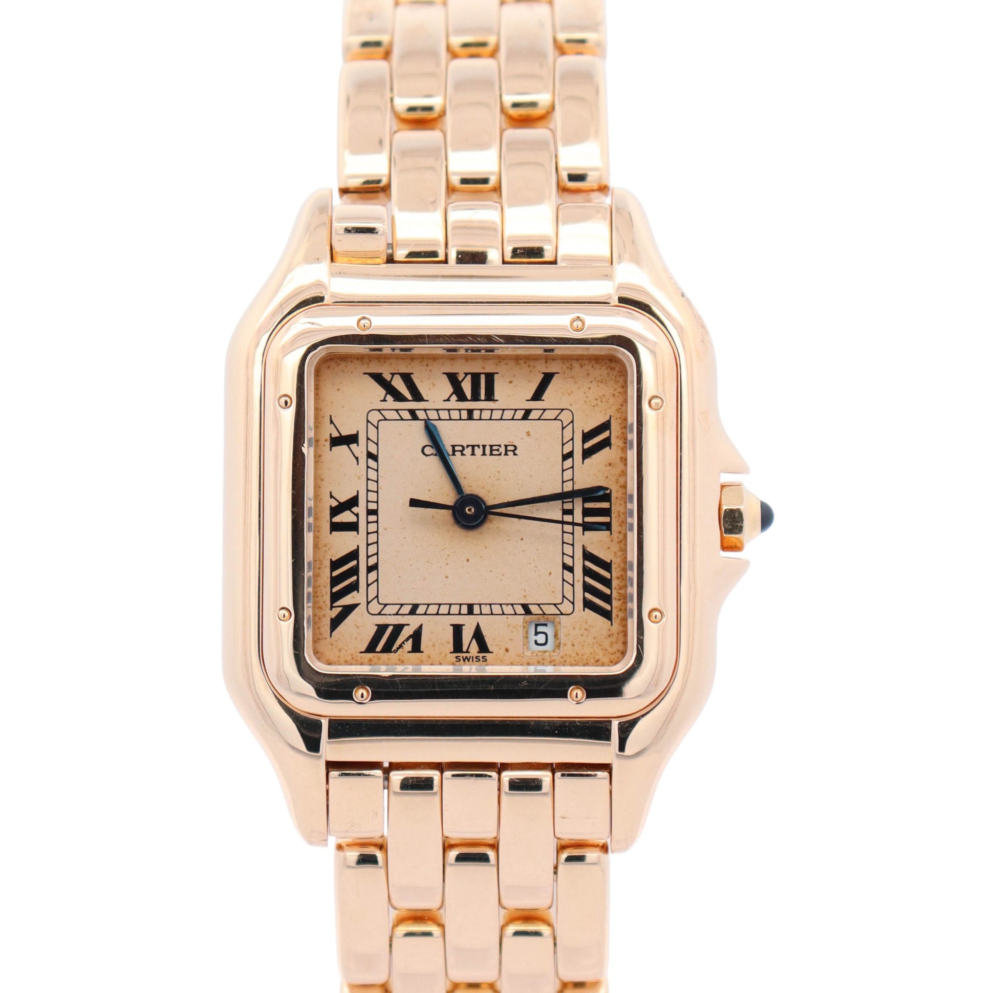 Cartier Panthere 26mm Ivory Roman Dial Watch Ref# 83783747