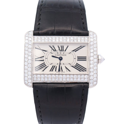 Cartier Tank Divan 38mm Ivory Dial Watch Ref# WA301356