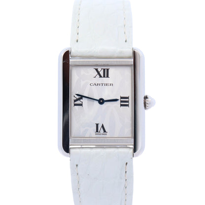 Cartier Tank Solo 24mm Silver Dial Watch Ref# W1019555