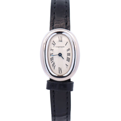 Cartier Baignoire 18mm White Dial Watch Ref# W1518956