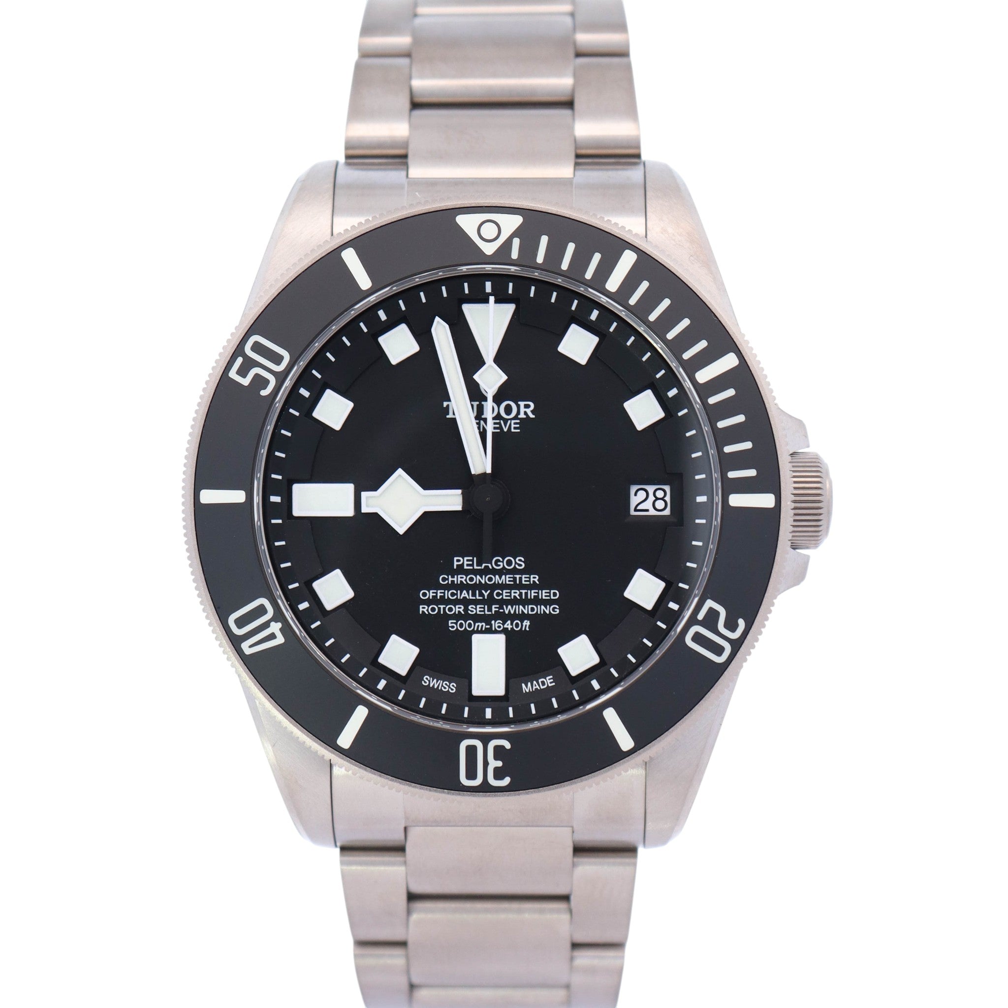 Tudor Pelagos 42mm Black Dial Watch Ref# 25600TN - Happy Jewelers Fine Jewelry Lifetime Warranty